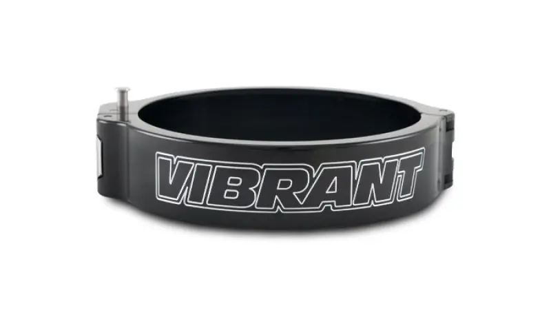 Vibrant 4in O.D. Aluminized HD 2.0 Clamp - Anodized Black (Clamp Only) (VIB32538)