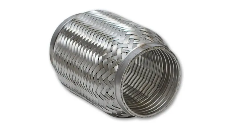 Vibrant SS Turbo FLEX Coupling with Interlock Liner 2.5in inlet/outlet x 4in long (VIB60804)