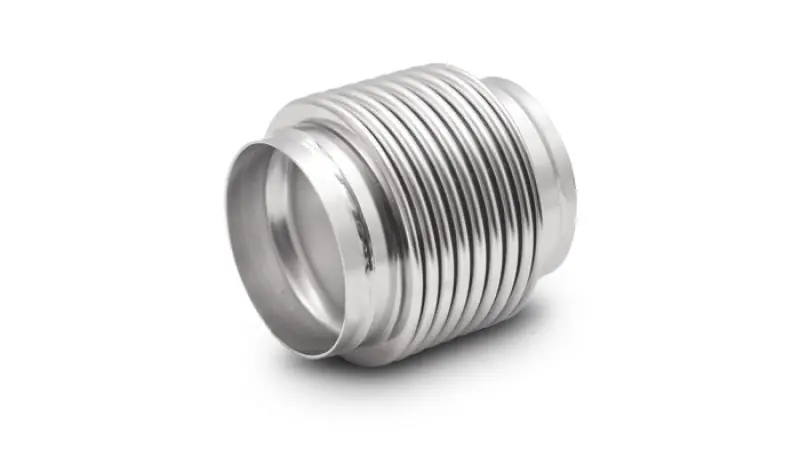 Vibrant SS Bellow Assembly w/ Solid Liner 3.5in ID x 4in overall L Electro Polished (VIB68935)