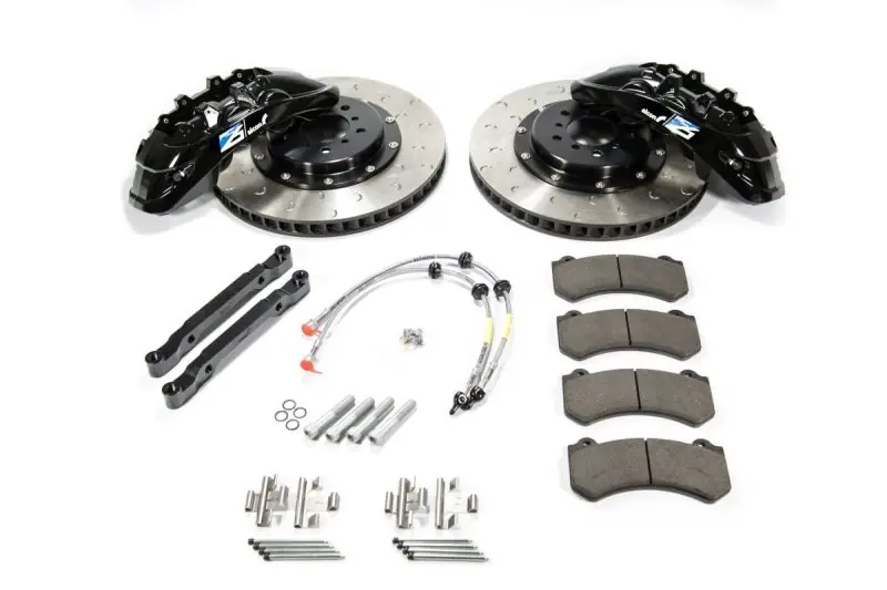 Alcon 2009+ Nissan GT-R R35 412x36mm Rotor 6 Piston Caliper RC6 Front Axle Kit - Grey (ALCBKF7059ZG04)