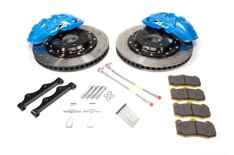 Alcon 2009+ Nissan GT-R R35 380x33mm Rotor 4 Piston Caliper RC4 Rear Axle Kit - Sky Blue (ALCBKR6959B05)