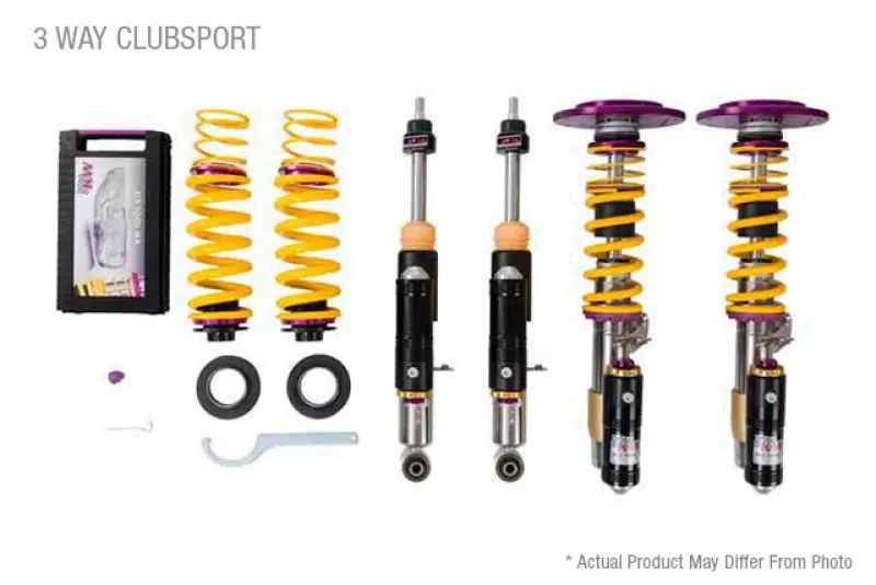 KW 3-Way Clubsport Kit BMW 3 Series F30 4 Series F32 2wd w/ EDC (KWS3972020E)