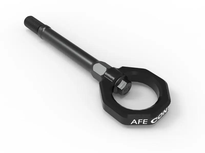 aFe 20-24 Chevrolet Corvette Control Front Tow Hook (Black) (AFE450-401014-B)