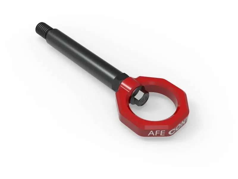 aFe 23-25 BMW M2 (G87) CONTROL Front / Rear Tow Hook - Red (AFE450-502004-R)