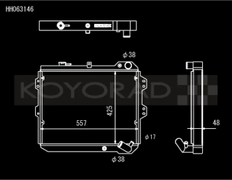 Koyo 83-85 Mazda RX-7 fits 1.1/1.3L MT (Includes GSL-SE Trim) (KOYHH063146)