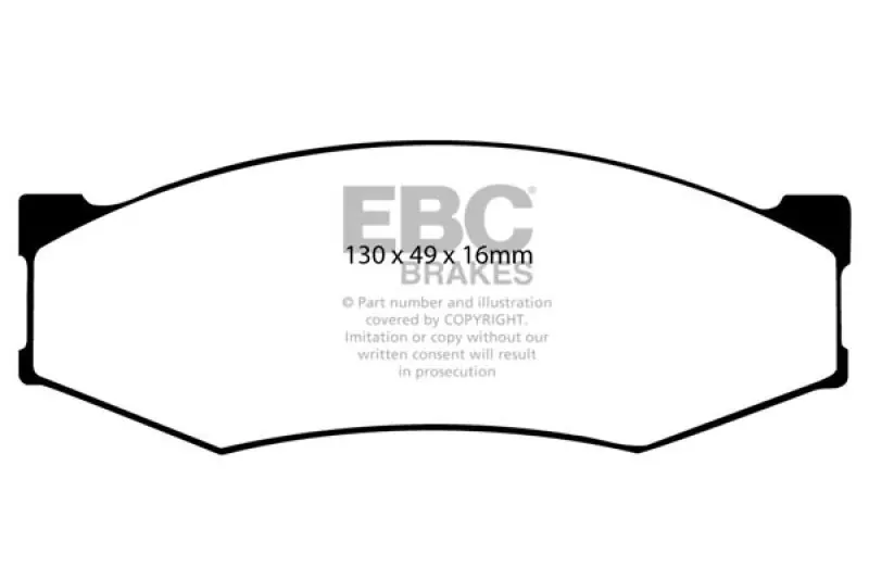 EBC 90-93 Infiniti M30 3.0 Yellowstuff Front Brake Pads (EBCDP4538R)