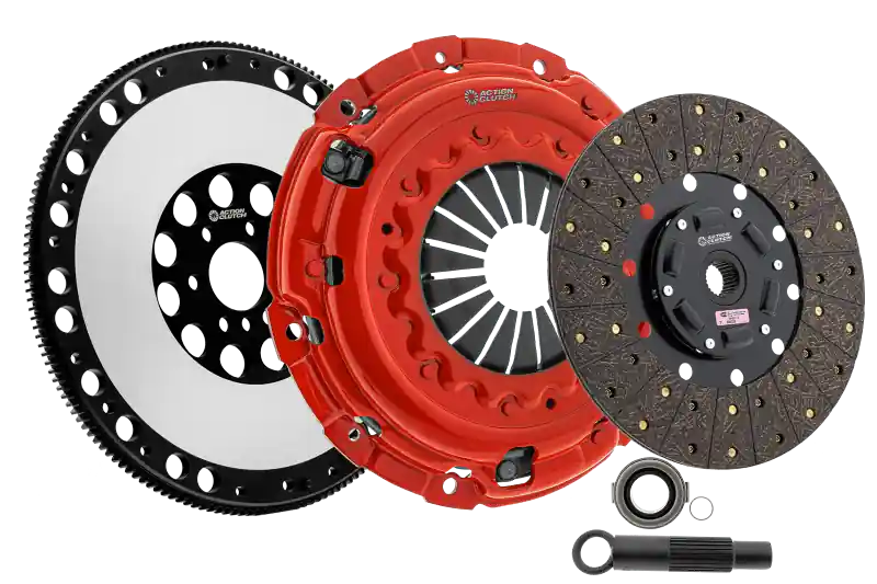 Action Clutch 01-06 BMW M3 3.2L (S54) RWD Stage 1 Clutch Kit (1OS) w/Lightened Flywheel (AONACR-3548-FW)