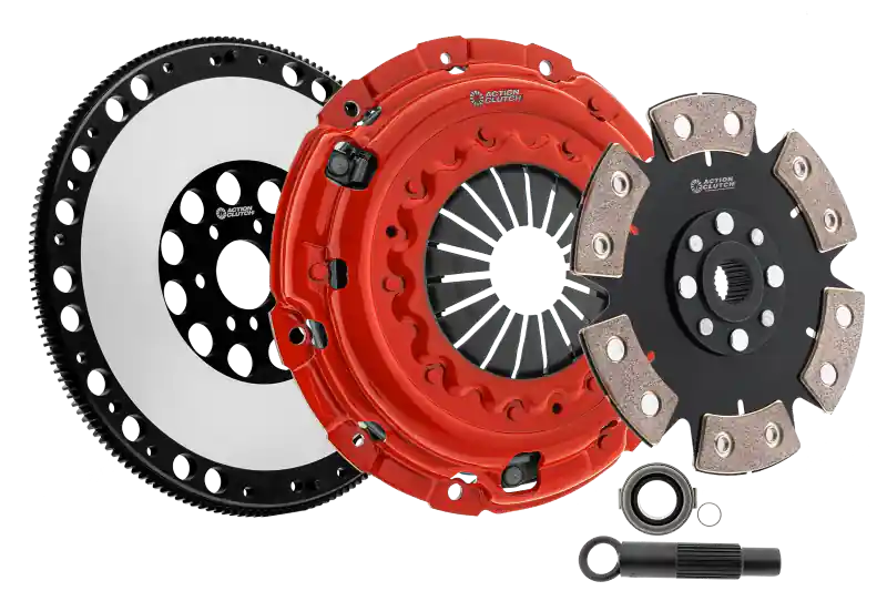 Action Clutch 01-06 BMW M3 3.2L (S54) RWD Stage 6 Clutch Kit (2MD) w/Lightened Flywheel (AONACR-3552-FW)
