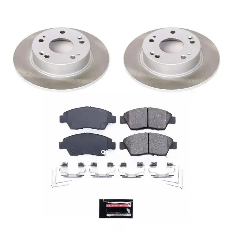 Power Stop 06-11 Honda Civic Front Semi-Coated Rotor Kit