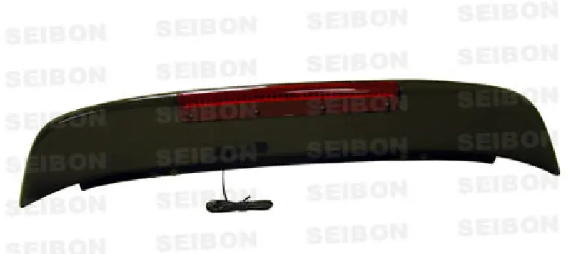 Seibon 92-95 Honda Civic HB SP Carbon Fiber Rear Spoiler w/LED (SEIRS9295HDCVHB-SP-L)
