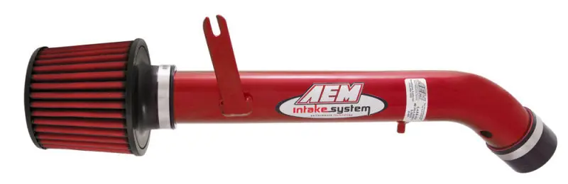 AEM 92-95 Civic DX/LX/EX/SI/ 96-00 Civic EX/ 93-95 Del Sol S/ 93-97 Del Sol Si Red Short Ram Intake (AEM22-401R)