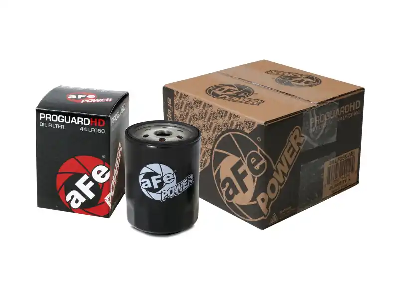 aFe 91-94 Nissan NX L4 2.0L/05-09 Lotus Elise L4 1.8L Pro GUARD HD Oil Filter - 4 Pack (AFE44-LF050-MB)