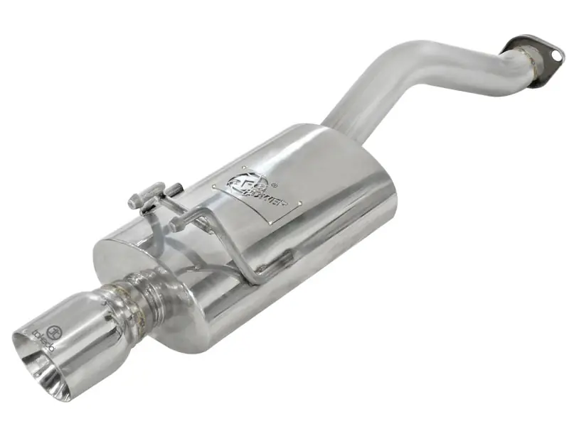 aFe Takeda Exhaust 2.5in Dia 304SS Axle-Back w/Polished Tip 06-11 Honda Civic EX Sedan L4 1.8L (AFE49-36610)