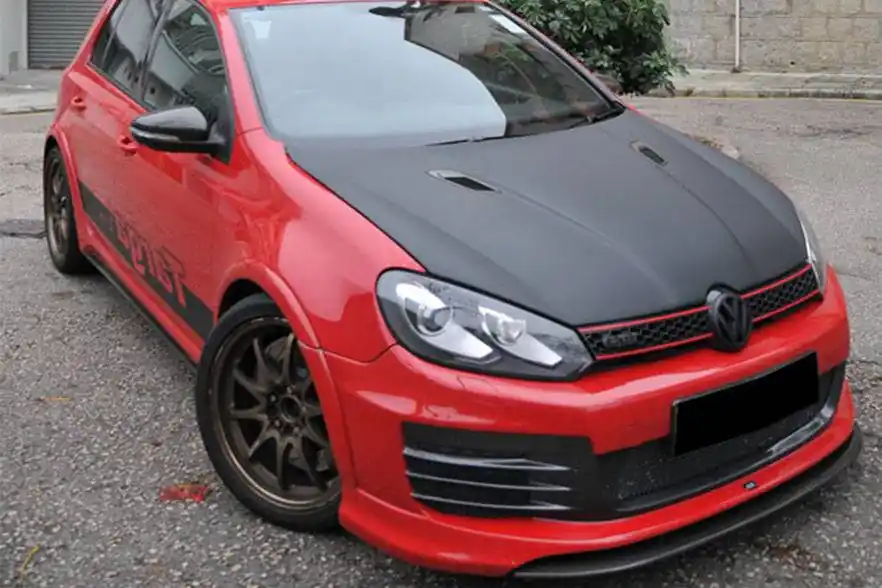 Carbonado 2010-2014 Volkswagen Golf 6 And GTI MK6 R20 Rz Style Front Bmper