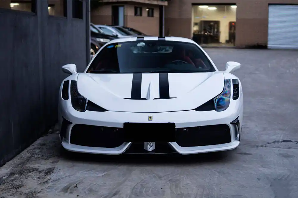 Carbonado 2010-2015 Ferrari 458 Coupe Spider speciale Style Front Bumper