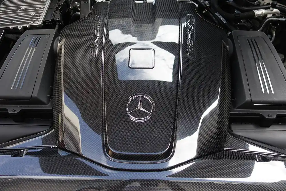 Carbonado 2015-2020 Mercedes Benz AMG GT GTS Autoclave Carbon Fiber Engine Cover Replacement
