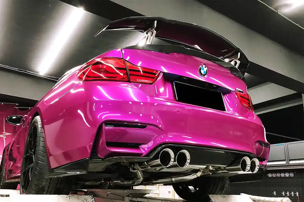 Carbonado 2014-2020 BMW M3 F80 M4 F82 SM Style Carbon Fiber Rear Cap