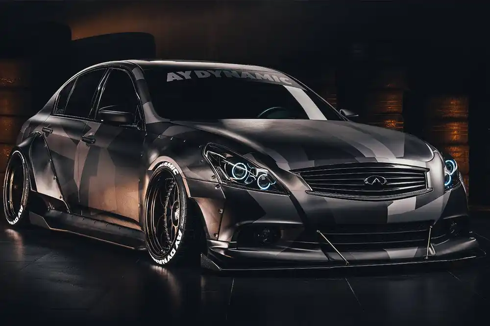 Carbonado 2010-2013 Infiniti G25 G37 Sedan BKSS Style Wide Body Kit