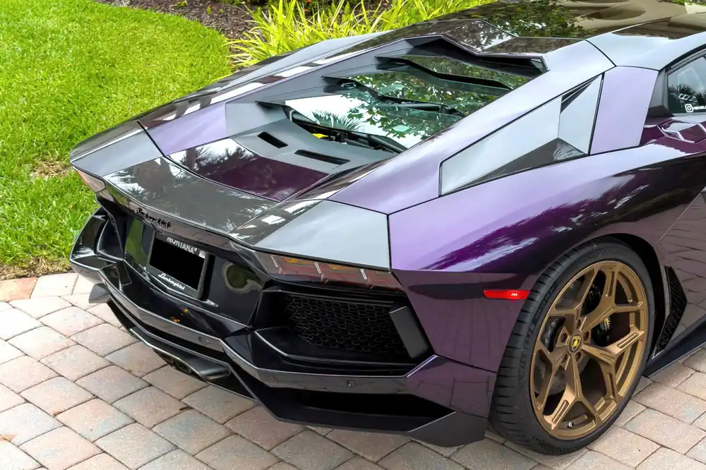 Carbonado 2011-2022 Lamborghini Aventador LP700 LP750 LP740 LP720 LP780 Coupe Roadster Oem Style Carbon Fiber Trunk Spoiler