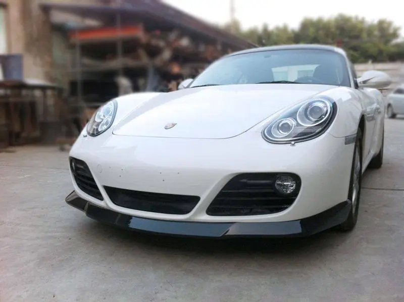 Carbonado 2009-2012 Porsche Cayman 987 TEK Style Carbon Fiber Front Lip