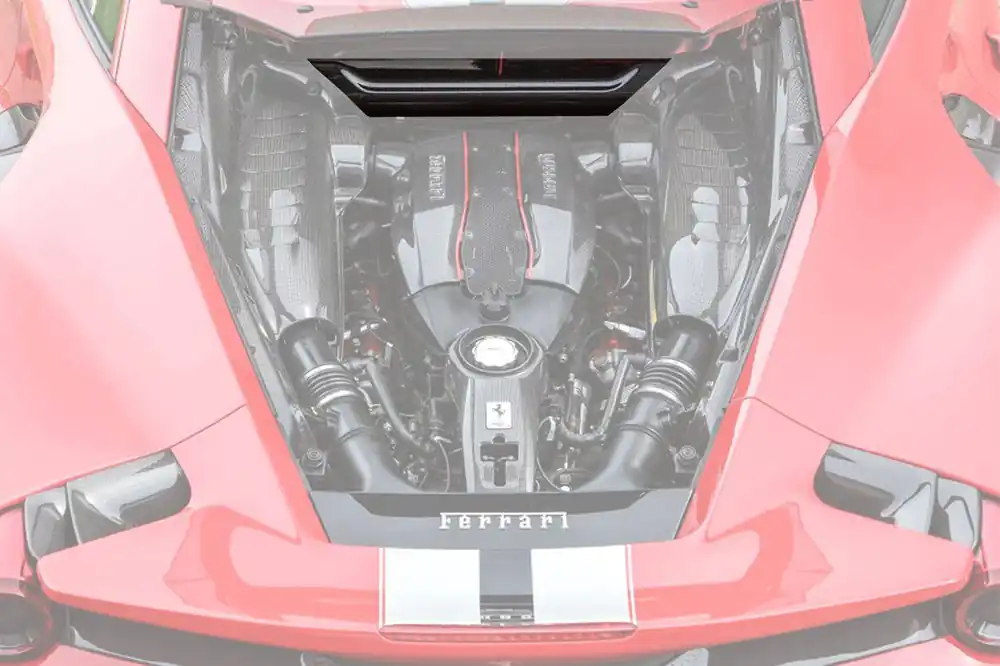 Carbonado 2015-2023 Ferrari 488 GTB 488 PISTA F8 Dry Carbon Fiber Inner Underscreen panel Replacemnt
