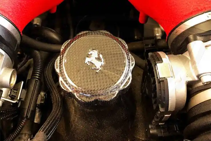 Carbonado 2010-2023 Ferrari (ALL MODELS) Dry Carbon Fiber Oil Cap Cover