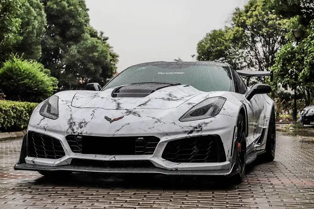 Carbonado 2013-2019 Corvette C7 Z51 ZR1-Style Front Conversion Body Kit