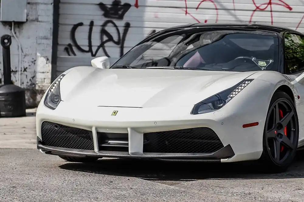 Carbonado 2015-2020 Ferrari 488 GTB Spider OE Style Carbon Fiber Front Lip