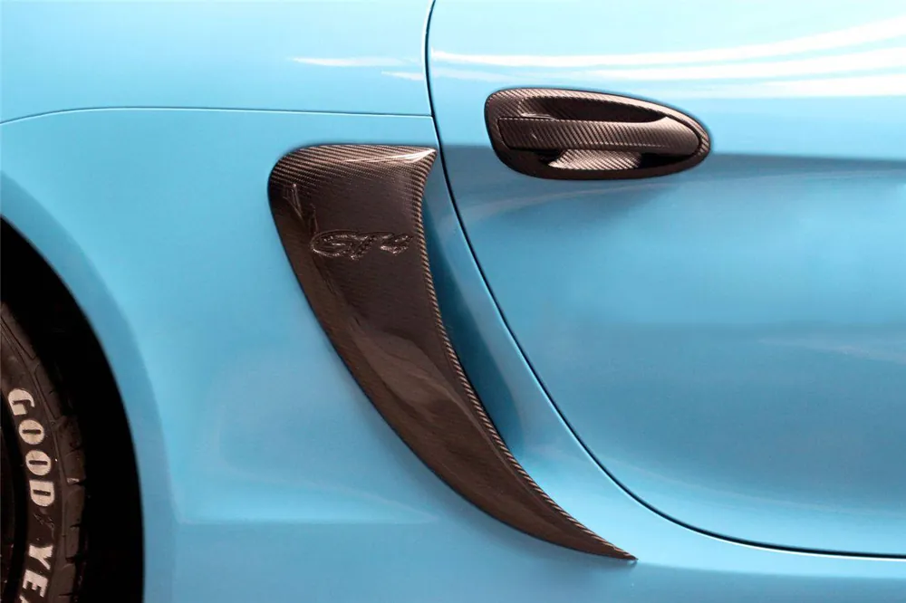 Carbonado 2012-2016 Porsche 981 Boxster Cayman GT4 Style Quarter Panel Side Scoops