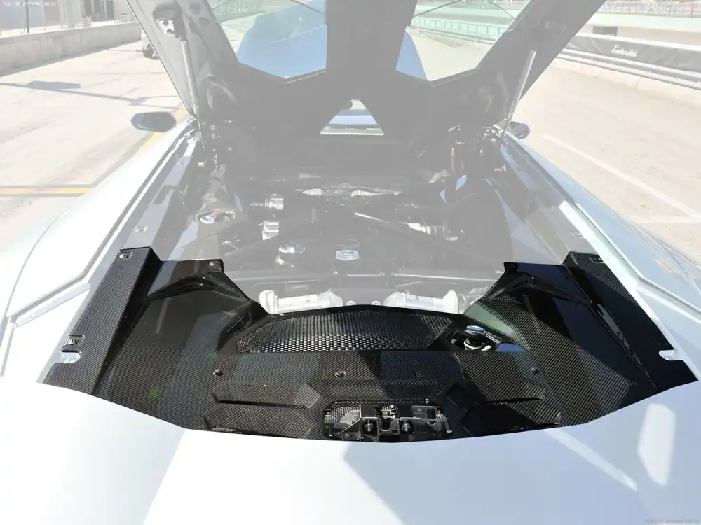 Carbonado 2011-2016 Lamborghini Aventador LP700 Coupe Carbon Fiber Engine Bay Trim Cover Rear Replacement