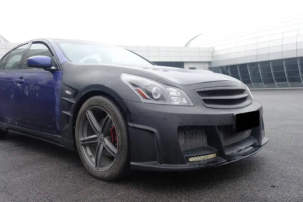 Carbonado 2007-2009 Infiniti G25 G35 G37 Sedan ELT Style Front Bumper