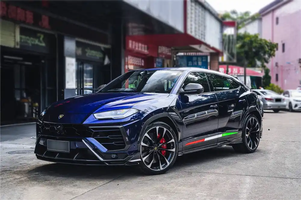 Carbonado 2018-2022 Lamborghini URUS TC Style Dry Carbon Fiber Front Lip Both UP and Down
