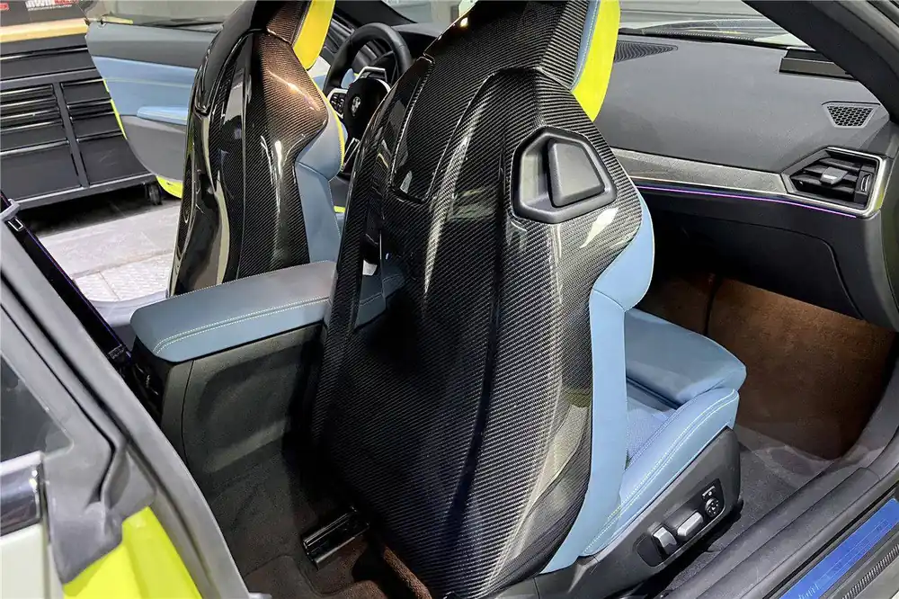 Carbonado 2021-UP BMW M4 G82 G83 OE Style Carbon Fiber Seat-back Cover Replacement