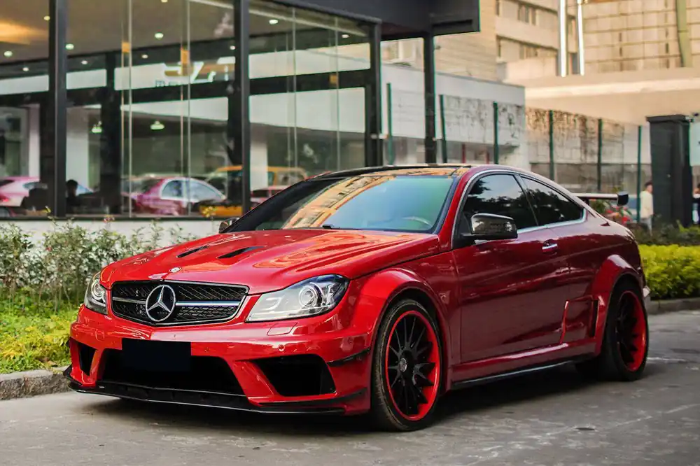 Carbonado 2012-2014 Mercedes Benz W204 C63 AMG Coupe BKSS Style Wide Full Body Kit