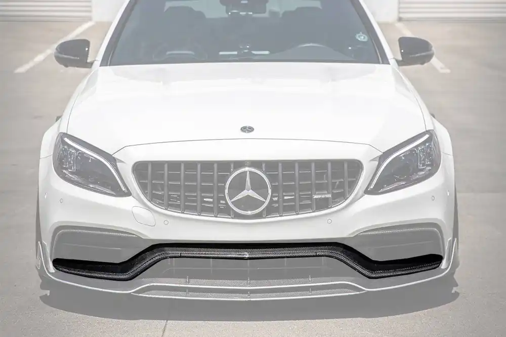 Carbonado 2015-2021 Mercedes Benz W205 C63 S AMG Sedan Coupe Carbon Fiber Front Bumper Accessory Set (4pcs)