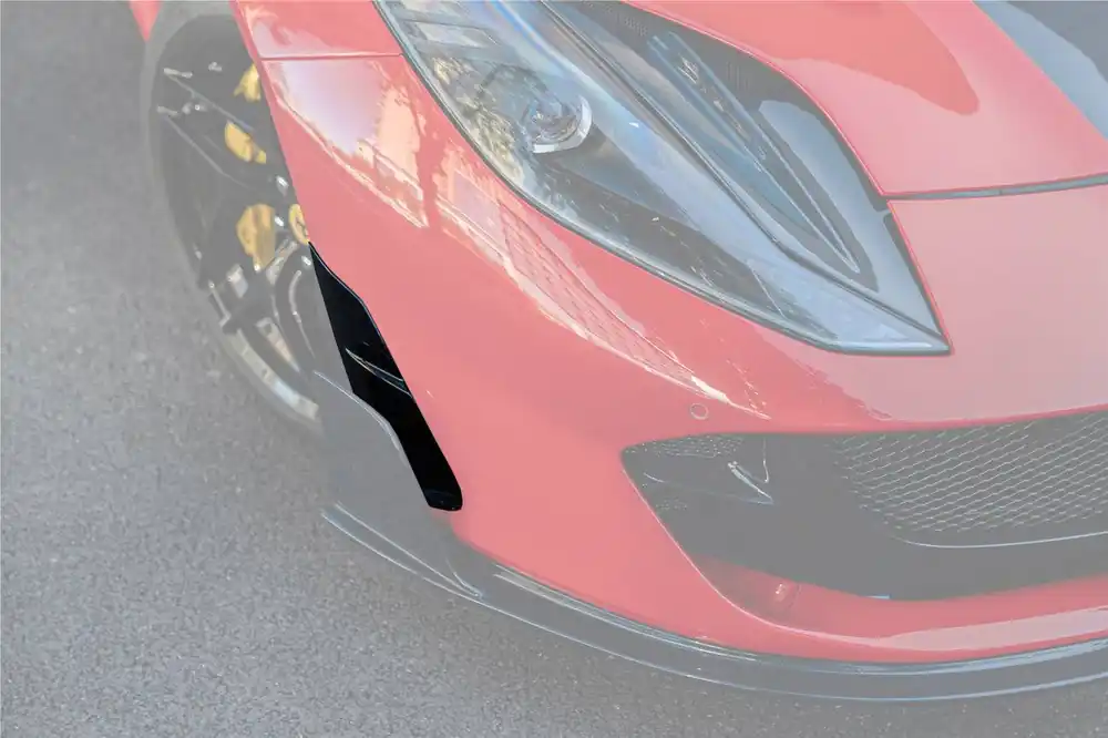 Carbonado 2017-2026 Ferrari 812 Superfast GTS MSY Style DRY Carbon Fiber Front Bumper Side Vents