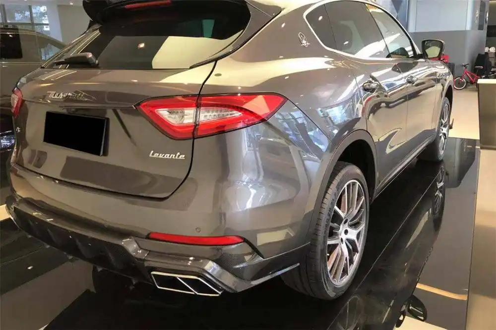 Carbonado 2017-2023 Maserati Levante Modena GT OD Style Rear Diffuser Lip NO Exhaust Tips
