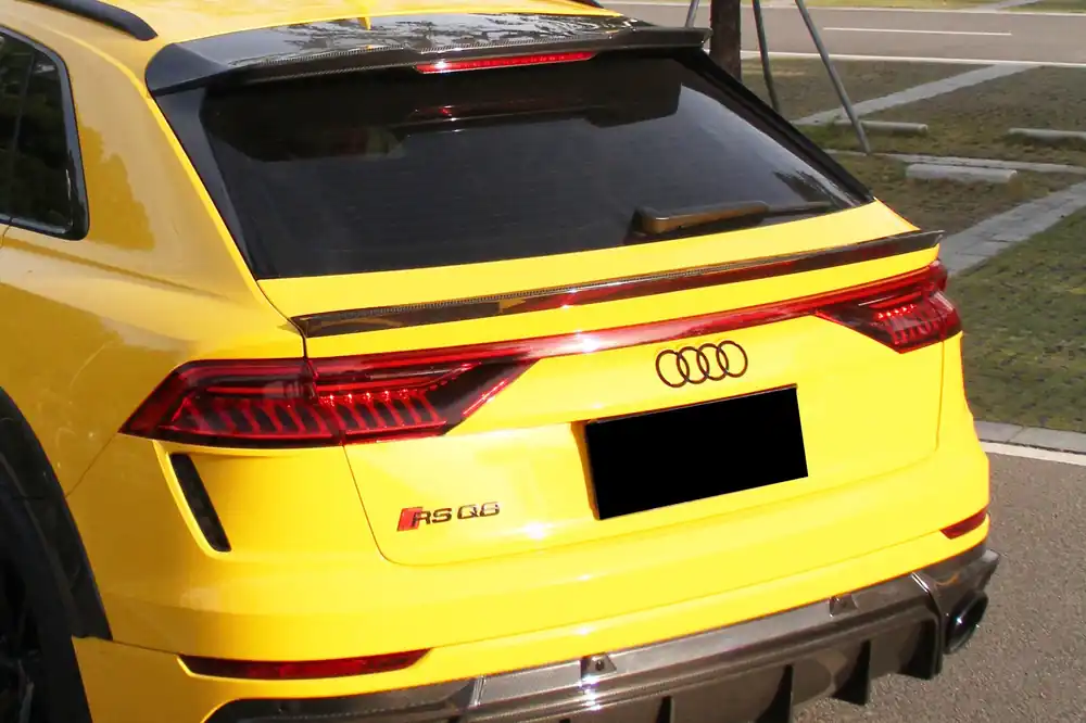 Carbonado 2019-2023 Audi Q8 SQ8 RSQ8 AD Style Dry Carbon Fiber Trunk Spoiler