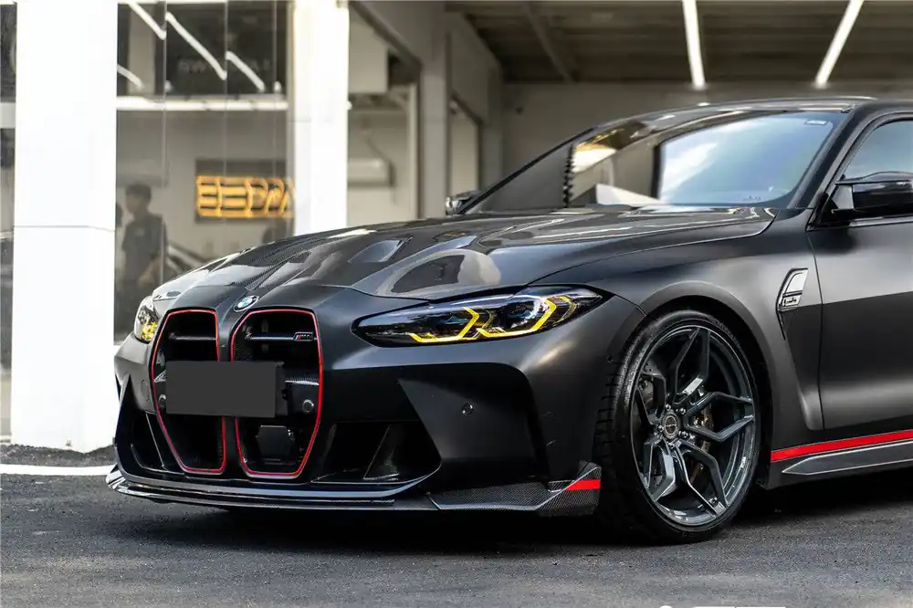 Carbonado 2021-UP BMW M3 G80 G81 M4 G82 G83 CSL Style Dry Carbon Fiber Fornt Lip