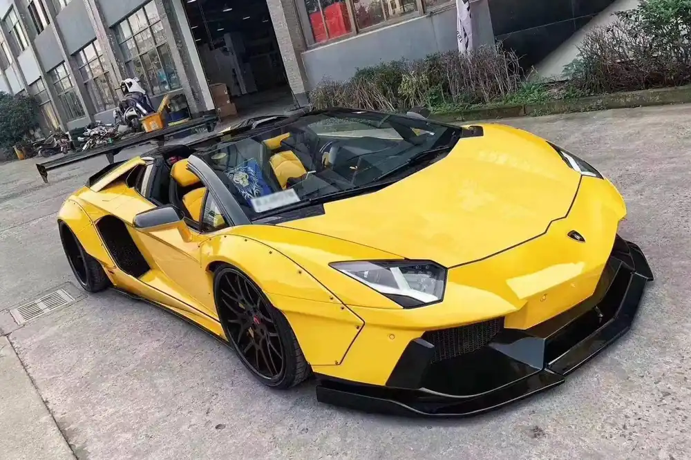Carbonado 2011-2016 Lamborghini Aventador LP700 Coupe Roadster DE Style Side Skirt