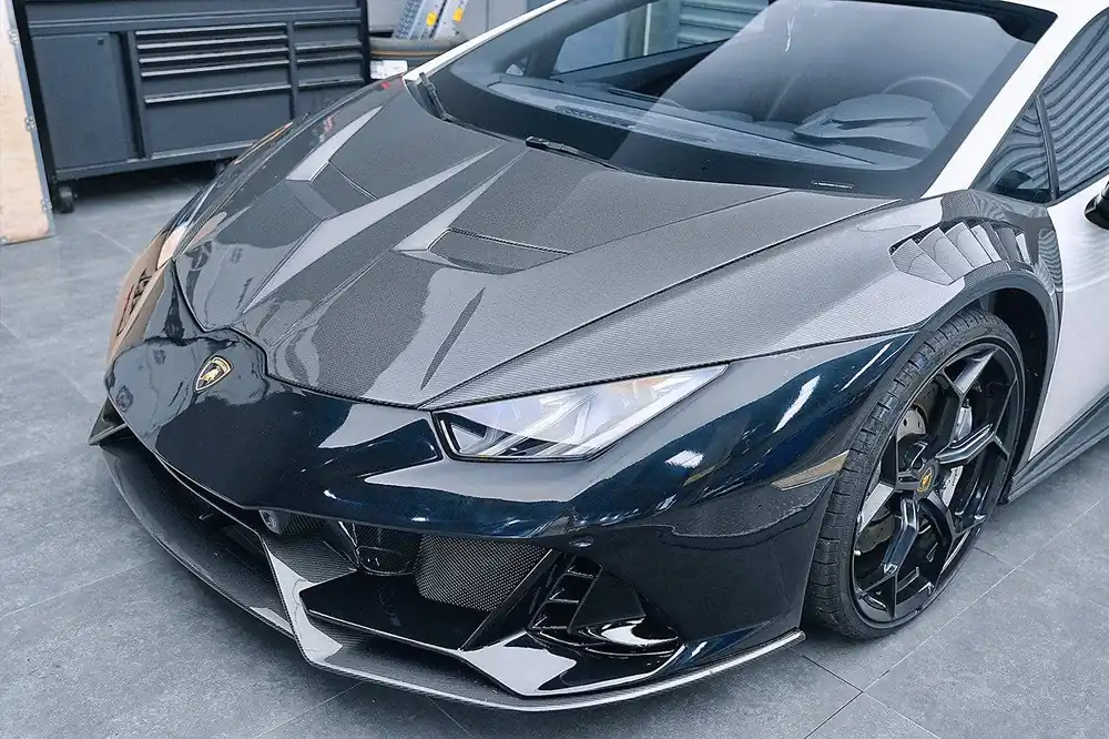 Carbonado 2015-2025 Lamborghini Huracan LP610 LP580 Evo Tecnica VRS Style Carbon Fiber Hood
