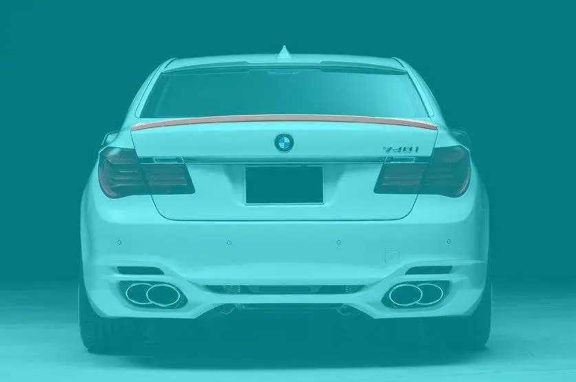 Carbonado 2009-2015 BMW 7 Series F01 WD Style Trunk Spoiler