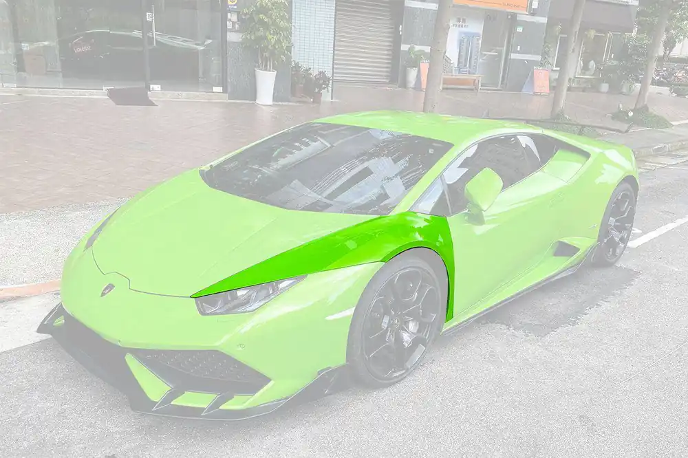 Carbonado 2015-2020 Lamborghini Huracan LP610 LP580 DE Style Front Fender Reaplacement