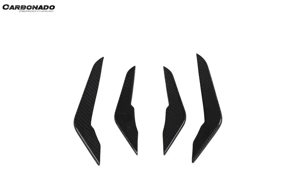 Carbonado 2021-2024 Audi RS3 8Y.0 Sedan And Sportback AD Style Dry Carbon Fiber Front Canards