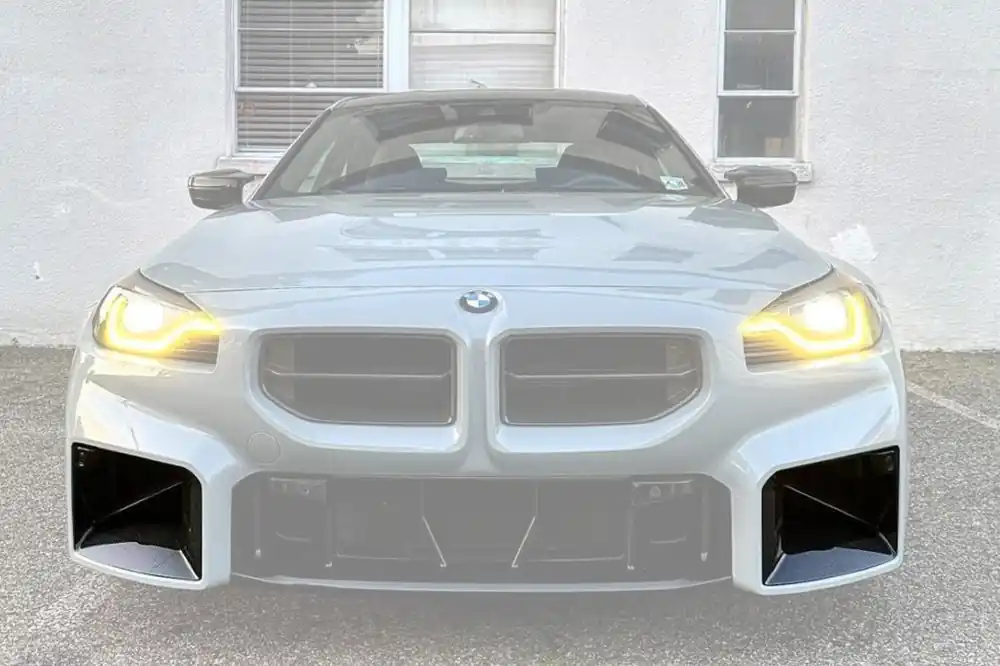 Carbonado 2021-2024 BMW M2 G87 OD-MP Style Dry Carbon FIber Front Bumper Air Inlet Trim