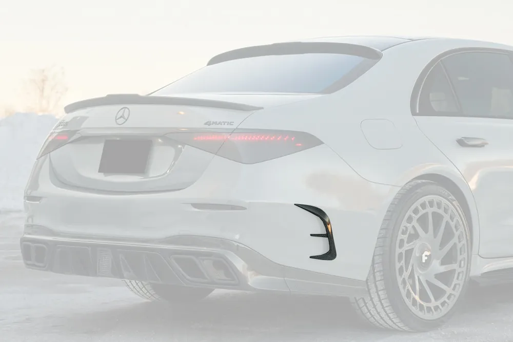 Carbonado 2021-2024 Mercedes Benz S Class W223 Sedan MSY Style Rear Bumper Side Vents