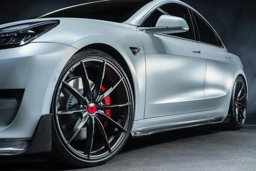Carbonado 2017-2023 Tesla Model 3 VRS Style Carbon Fiber Side Skirts
