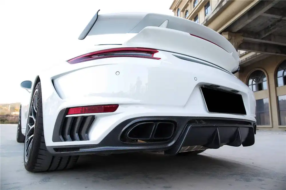 Carbonado 2016-2019 Porsche 911 991.2 Turbo s TP Style Rear Bumper