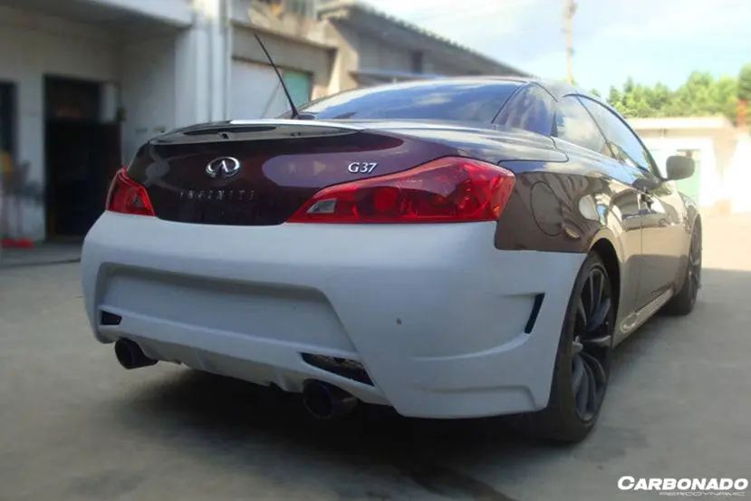 Carbonado 2008-2015 Infiniti Convertible ELT Style Rear Bumper | Fit G37,G37S, Q60