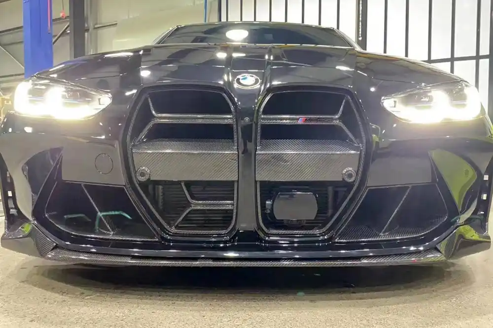 Carbonado 2021-UP BMW M3 G80 M4 G82 G83 CS Style DRY Carbon Fiber Grille (FOR ACC CAR)